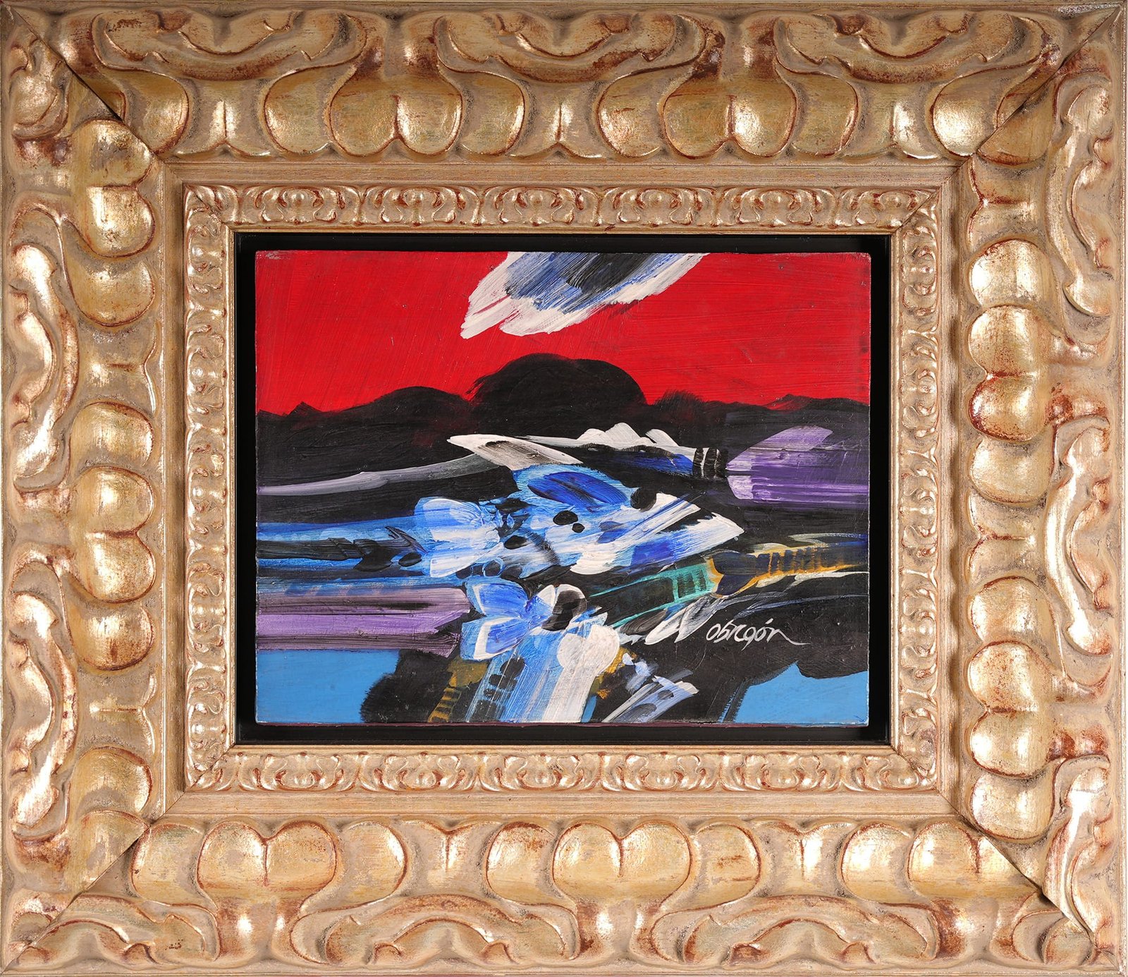 Barracuda with red sky (1988)