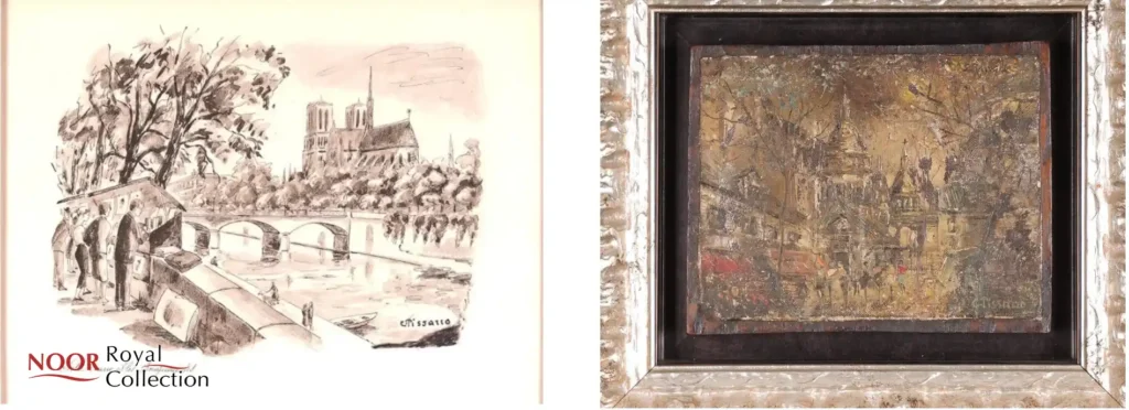Paris Landscape Notre Dame Camille Pissarro
